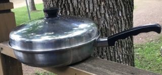 Vintage Vollrath 18 - 8 Stainless Steel Skillet 10” W/ Lid Commercial Quality