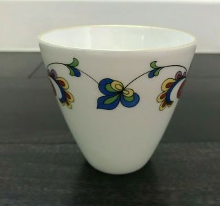 Porsgrund Norway porcelain cup and saucer,  Farmer’s Rose 71 Vintage 3