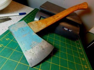 Vintage Boy Scout Style 1 1/4lb Chopping Hatchet Made In Sweden 15 3/8 " Overall