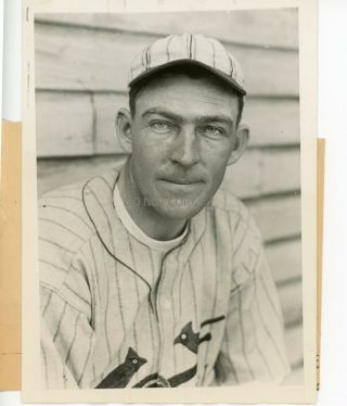 1930 St.  Louis Cardinals Pitcher Flint Rhem Type 1 Photo 5x7