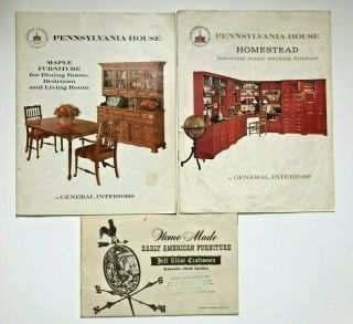 Vintage 1960s Pennsylvania House Jeff Elliot Furniture Catalogs Maple Furniture