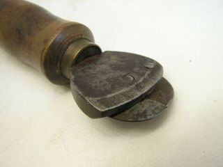 Snell Antique Circular Welt Cutter Knife Tool Craft Shoe Cobbler 1872 3