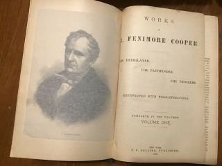Antique 1892 First Edition 1 - 10 Volume Set James Fenimore Cooper Complete 3