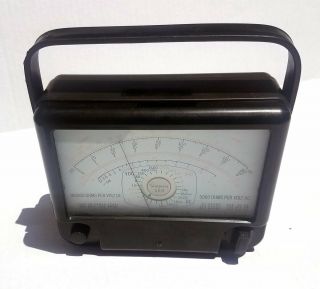 Vintage Simpson 269 Ultra High Sensitivity Volt OHM Microammeter Multi - meter 2