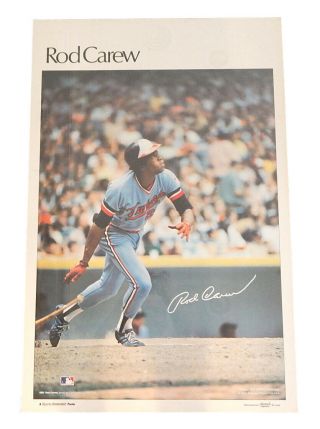 1978 Sports Illustrated Rod Carew Poster Measures 24 " X 36 "