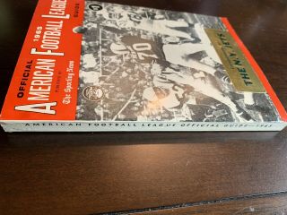 AFL 1965 American Football League Guide Book 2