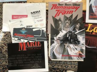 Vintage 1985 Runaway Train 3 - D Diecut Standee Voight Video Store Promos