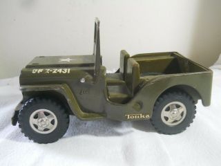 Vintage Pressed Steel Toy Tonka Jeep Gr 2 - 2431