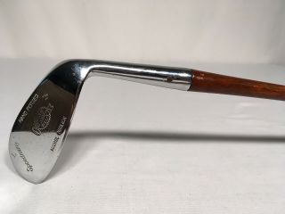 Antique Hickory Golf Club Burr Key Bilt Mashie Niblick Hand Forged L Iron Vgc