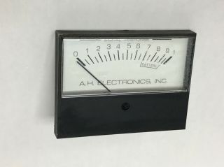 Vintage A.  H.  Electronics Analog Panel Meter A.  H.  Pro Metal Detector,  0 - 1ma,  2