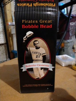 Vintage Roberto Clemente Bobblehead - Pittsburgh Pirates 21. 3