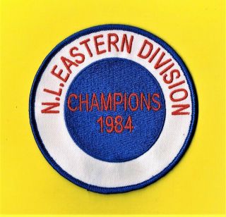 Chicago Cubs 1984 National League Eastern Division Champions Patch