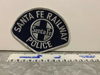 Santa Fe Railroad Old And Obsolete Police Shoulder Patch.
