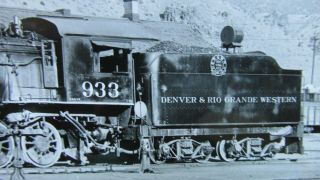 Denver & Rio Grande Western RR Engine 933 Otto Perry Print Photo - Salida 3