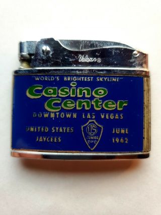 Vintage Casino Center Downtown Las Vegas Nevada Lighter Vulcan