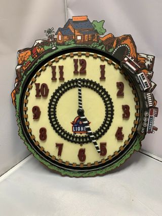 Vintage Lionel 100th Anniversary 1900 2000 Train Wall Clock - Not