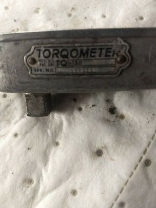 Vintage Snap On 150lb 1/2 Torque Wrench 3