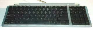 Vintage (1998) Apple Keyboard Usb Wired Teal Blue M2452 - &