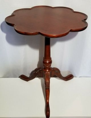 Vintage Bombay Company Mahogany Side Accent Table Plant Stand 20 "