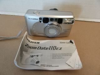 Vintage Fujifilm Zoom Date 60 Ez 35mm Point & Shoot Film Camera