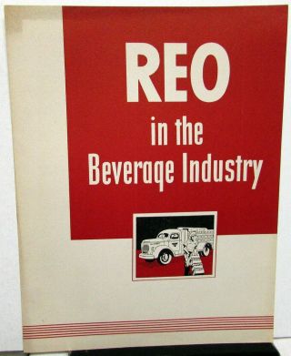 1948 1949 Reo Truck Models 19 21 22 23 In The Beverage Industry