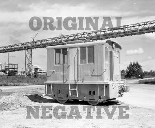 Orig 1977 Negative - Lehigh Cement Ge 23 Ton Boxcab Critter Mason City Ia Iowa