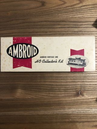 Ambroid Vintage Ho Scale 2 Wooden Freight Car Kits: Pullman Std.  & Union Pac.