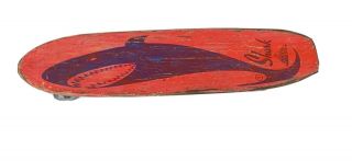 Vintage 1960’s Shark Sidewalk Nash Surfboards Skate Board