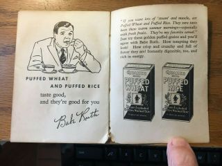 Babe Ruth 1935 Quaker Oats How To Play the Infield Booklet York Yankees 23 p 3