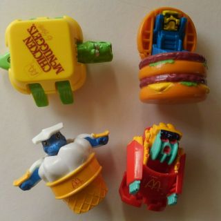 Vintage 1987 - 1990 McDonald ' s Happy Meal Transformer Toys 2