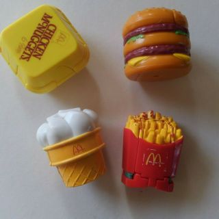 Vintage 1987 - 1990 McDonald ' s Happy Meal Transformer Toys 3