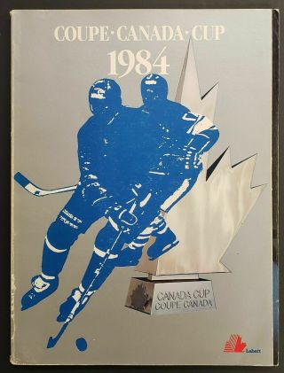 1984 Official Canada Cup Hockey Program,  Covering Letter Wayne Gretzy Poster