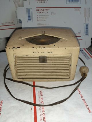 Vintage Bakelite Rca Victor Tube Radio Model 8x522 1948
