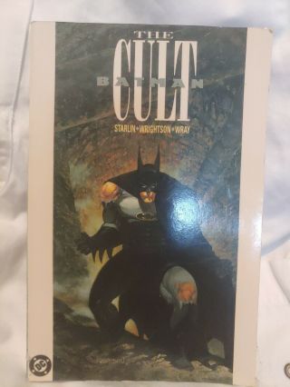 Batman The Cult Book Vintage 1991 Dc Comics Superhero Dark Knight Warner Brother