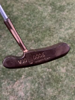 Vintage Voodoo Ii Offset Copper Head Putter Steel Shaft Lamkin Grip Rh 33”