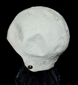 Vintage Adult Ladies White Swim Cap Bathing Suit Hat Floral Rubber Retro 70s 80s