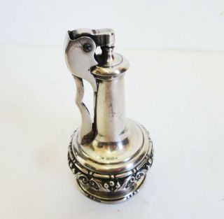 Vintage Ronson Table Lighter Model " Decanter " Polished Flint And It