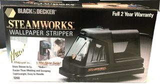Black & Decker Steamworks 1200 Wallpaper Stripper Carpet Steamer Stain Remover