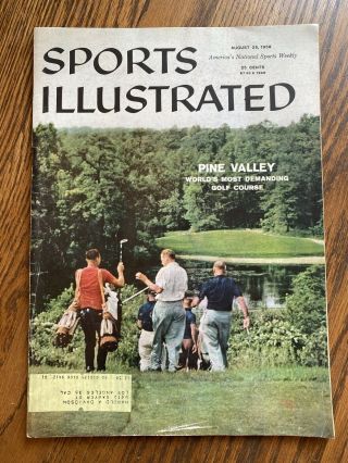 Sports Illustrated - August 25th,  1958 - Pine Valley Golf Course