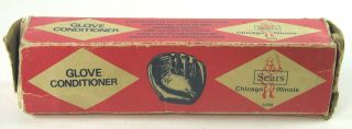 OLD SEARS ROEBUCK AND COMPANY BASEBALL GLOVE CONDITIONER 2
