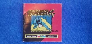 1982 Tandy Dungeons Of Daggorath Trs - 80 Radio Shack Instructions Booklet Vtg