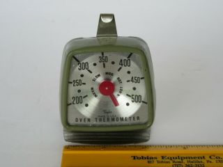 Vintage Taylor Oven Metal Avocado Green Thermometer