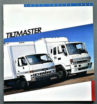 1986 Chevrolet Tiltmaster W4 & W7 Cabover Truck Brochure 8 Pages 86tm