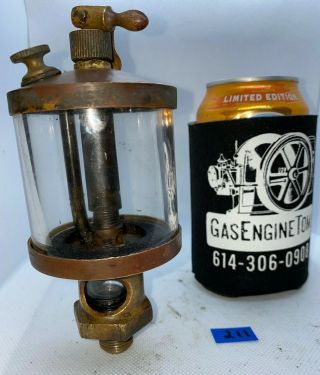 Gb Essex Brass Co.  Oiler 4 Hit Miss Gas Engine Steampunk Vintage Antique