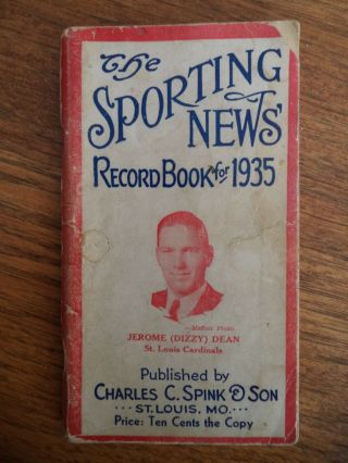 1935 The Sporting News Record Book