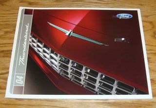 2004 Ford Thunderbird Sales Brochure 04 Premium Deluxe