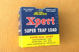 Western Xpert Trap Load 12 Gauge Empty Shotgun Shell Box