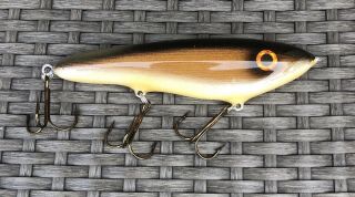 Rare D&s Bait & Tackle Woody Hughes River 6” Shaker Muskie Lure.  Signed “hr” ‘02