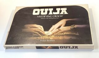 Vtg Ouija Talking Board Mystifying Oracle Game W/ Planchet 1972 Parker Bros