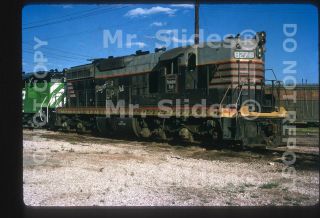 Slide C&s Colorado & Southern Cb&q Sd9 827 Denver Co 1971
